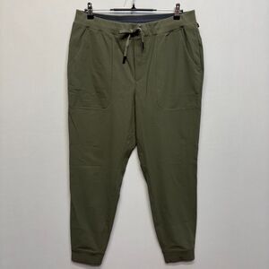 VRST Men Limitless Slim Fit Jogger Performance Pants Size Large Olive D070 -19